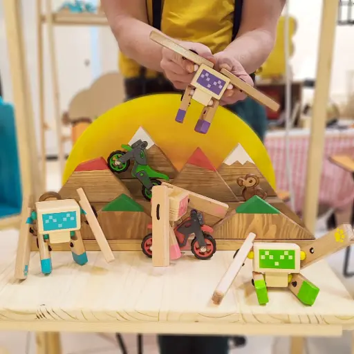 Robot en bois